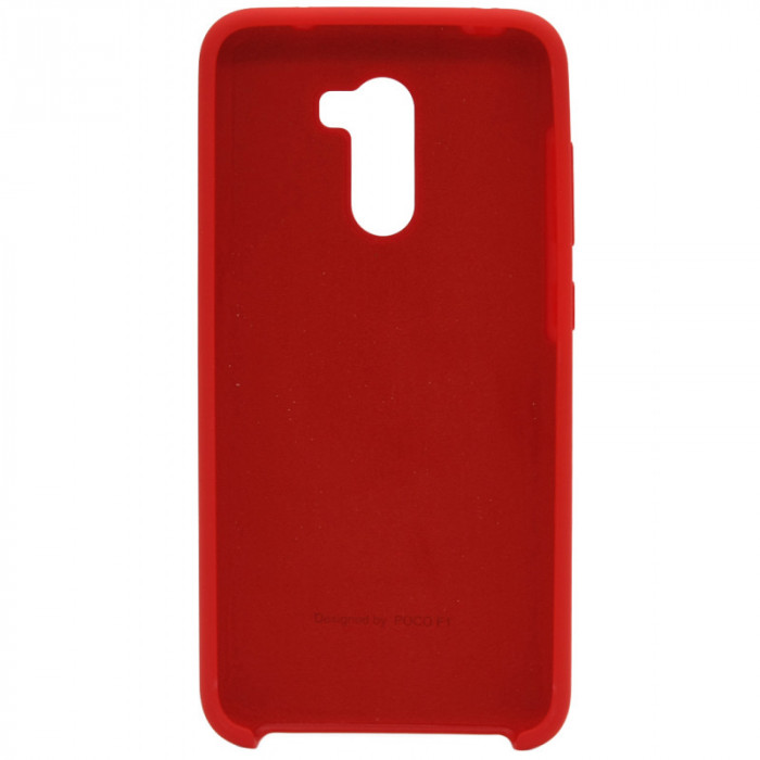 Чехол-накладка Silicone Cover для Pocophone F1 Красный