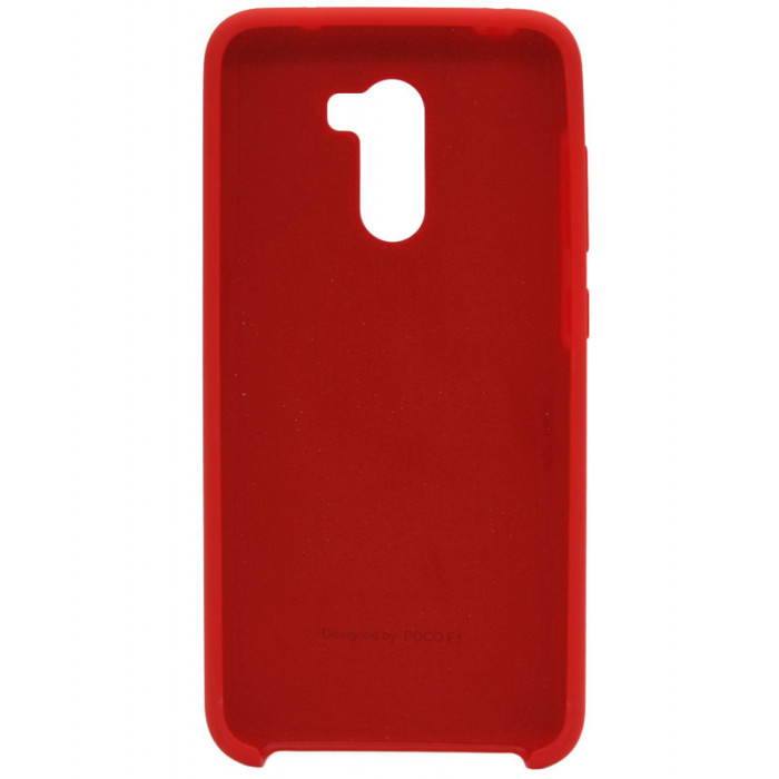 Чехол-накладка Silicone Cover для Pocophone F1 Красный