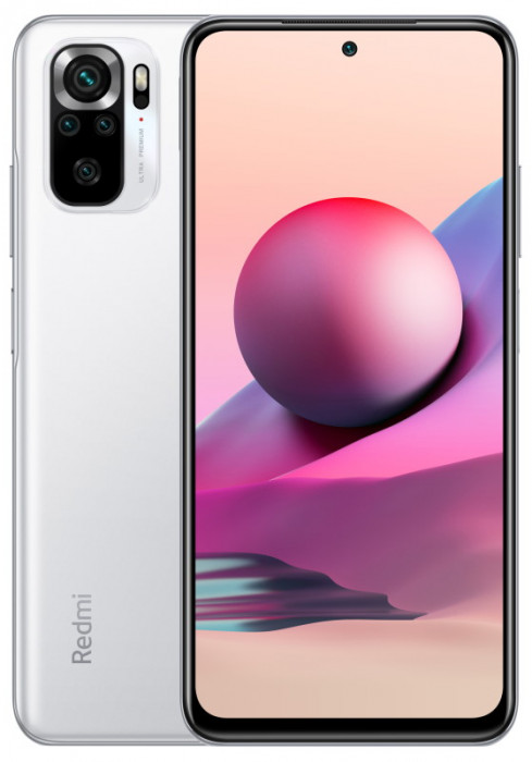 Смартфон Xiaomi Redmi Note 10S 6/128GB Pebble White | Фото 1 из 4