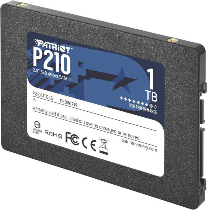 Накопитель SSD 1Tb Patriot P210 (P210S1TB25)
