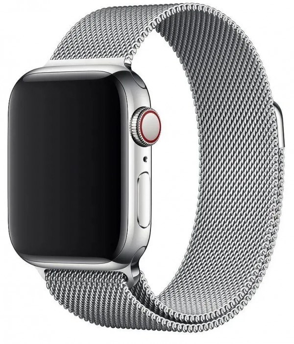 Ремешок Milanese Loop для Apple Watch 42/44/45/49мм Серебро | Фото 1 из 2