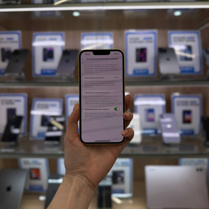 Уценка Смартфон Apple iPhone 14 256GB Желтый (Yellow) nano SIM + eSIM | Фото 5 из 6