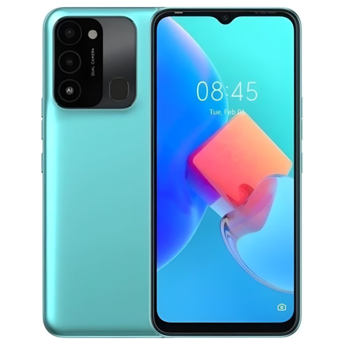 Смартфон Tecno Spark 8C 4/64GB Голубой (Turquoise Cyan) EAC | Фото 11 из 11