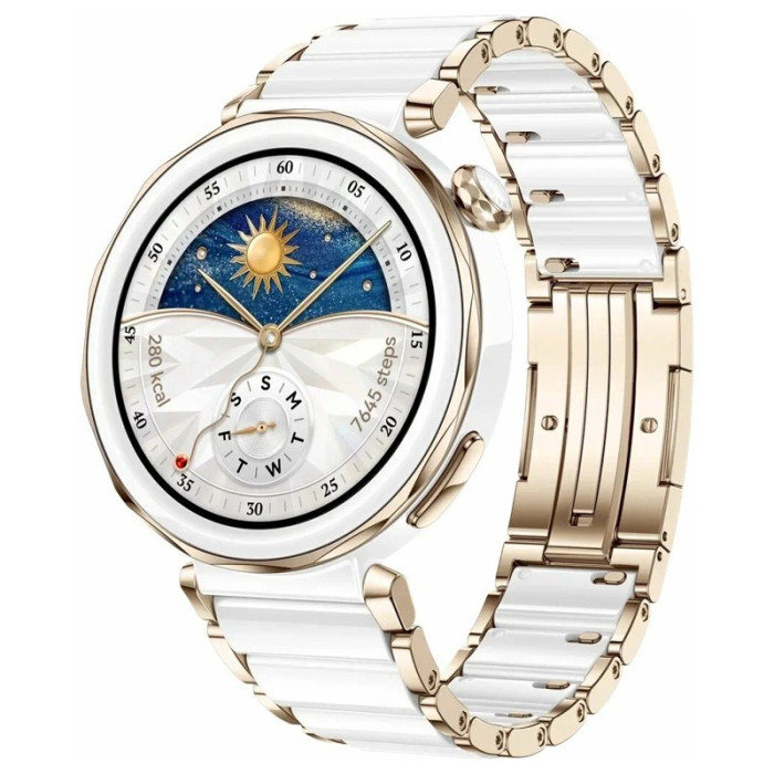 Смарт-часы Huawei Watch GT 5 Pro 42mm White Ceramic | Фото 1 из 3