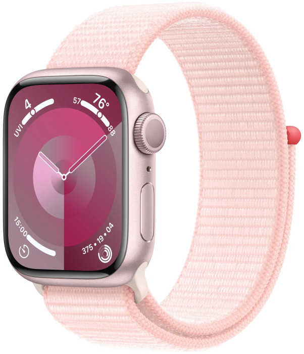 Умные часы Apple Watch Series 9 41mm GPS Aluminum Case with Sport Loop Pink