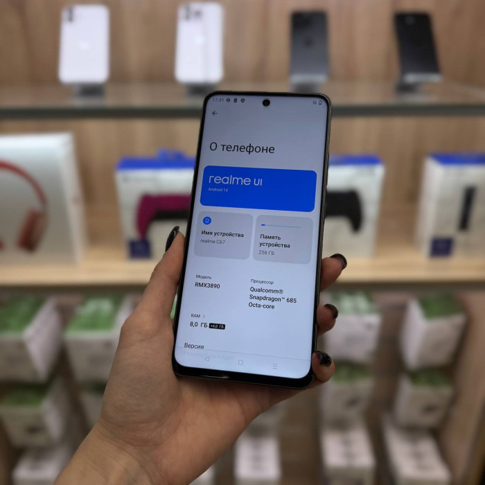 Уценка Смартфон Realme C67 4G 8/256GB Черный (Black Stone) EAC | Фото 2 из 2