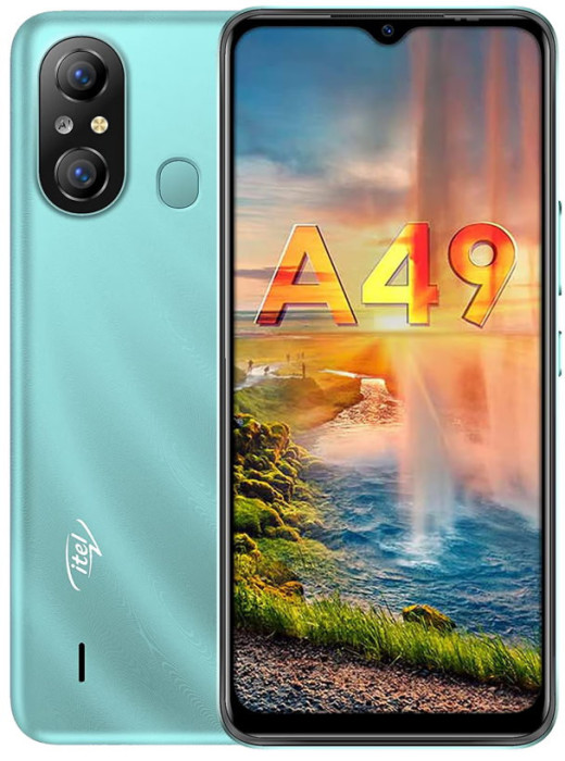 Смартфон Itel A49 2/32GB Голубой (Sky Cyan) | Фото 4 из 4