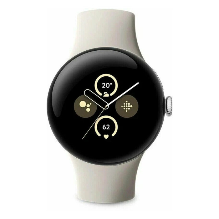 Умные часы Pixel Watch 2 41mm Белый (Polished Silver/Porcelain)