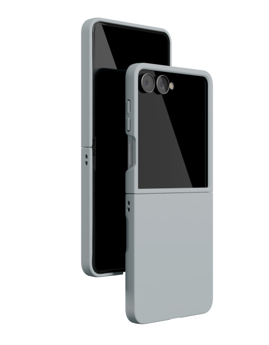 Чехол защитный VLP Flex Case с MagSafe для Samsung Z Flip 7, серый