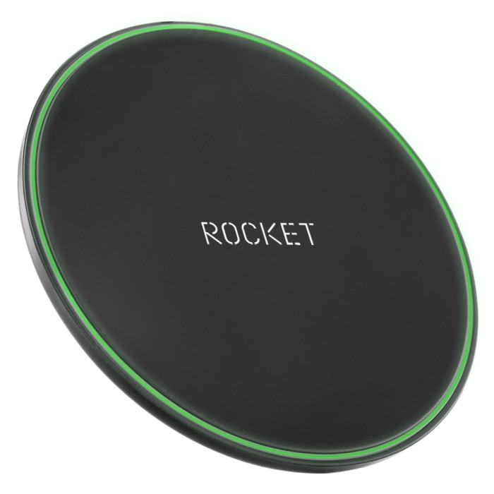 Беспроводное зарядное устройство Rocket Disc, 15W, черный