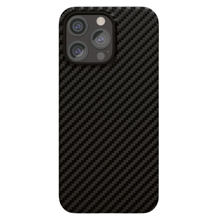 Чехол защитный VLP Kevlar Case с MagSafe для iPhone 15 Pro Max, черный