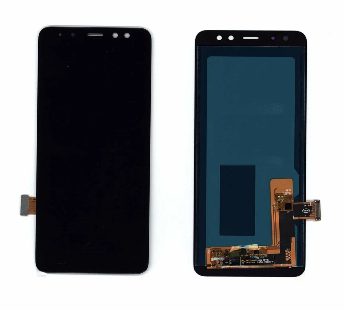 Дисплей для Samsung A530F (A8 2018) в сборе с тачскрином Черный - (TFT, с регулировкой подсветки)