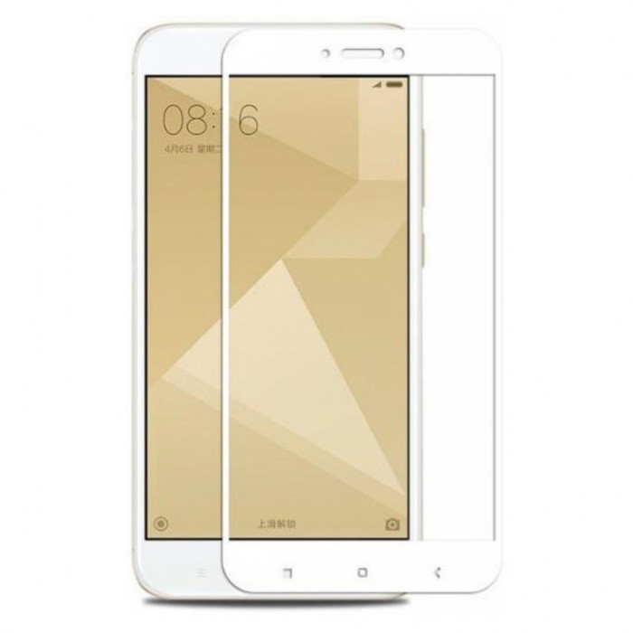 Защитное 3D стекло для Xiaomi Redmi 4X тех.пак Белое | Фото 2 из 2