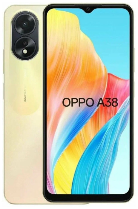 Смартфон Oppo A38 4/128GB Золотой (Glowing Gold) | Фото 6 из 6