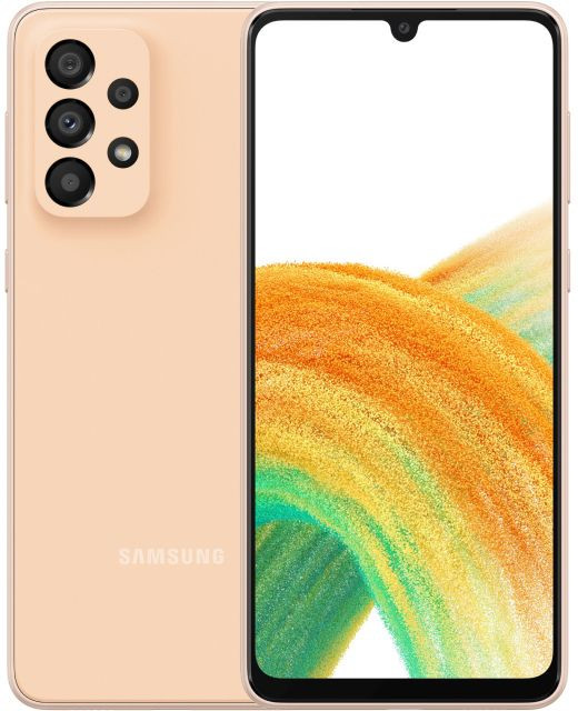 Смартфон Samsung Galaxy A33 5G 6/128GB Персиковый (Peach) | Фото 7 из 7