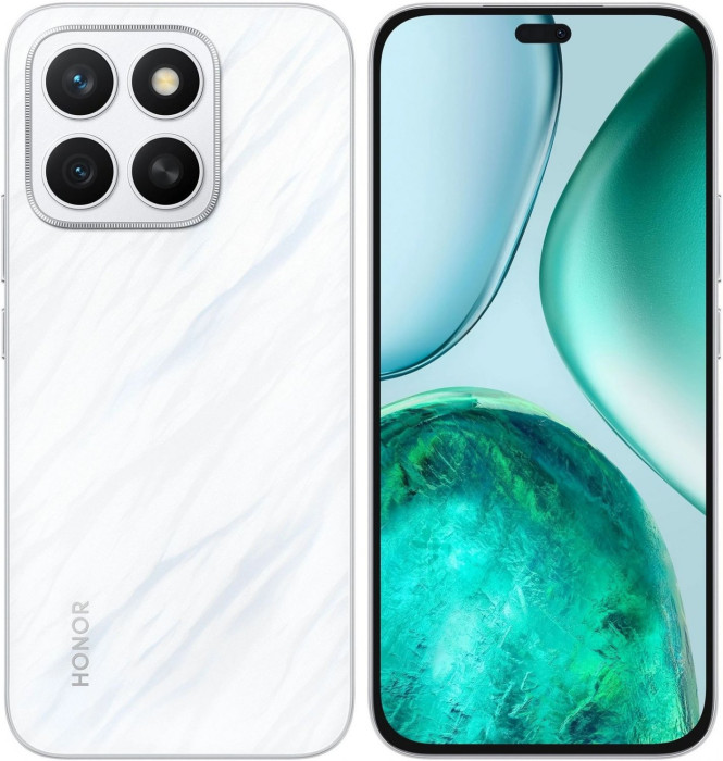 Смартфон Honor X8c 8/128GB Лунный белый (Moonlight White) | Фото 1 из 3