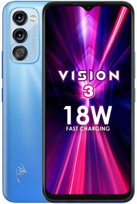 Смартфон Itel Vision 3 2/32GB Синий (Jewel Blue) | Фото 4 из 4
