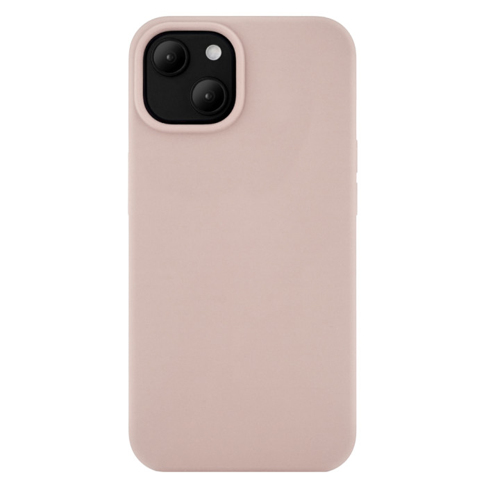 Чехол защитный uBear Touch Mag Case для iPhone 14, MagSafe совместимый, силикон, софт-тач, розовый