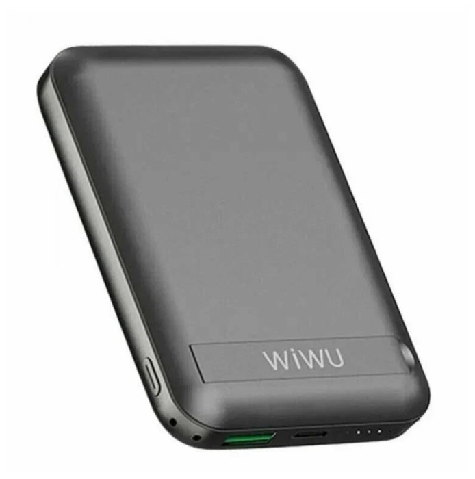 Внешний аккумулятор WIWU Snap Cube Magnetic Wireless Power Bank 10000mah Черный