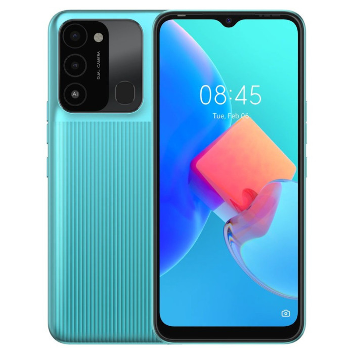 Смартфон Tecno Spark Go 2022 2/32GB Голубой (Turquoise Cyan) EAC | Фото 5 из 5