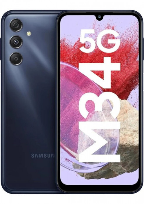 Смартфон Samsung Galaxy M34 5G 8/128GB Синий (Blue)