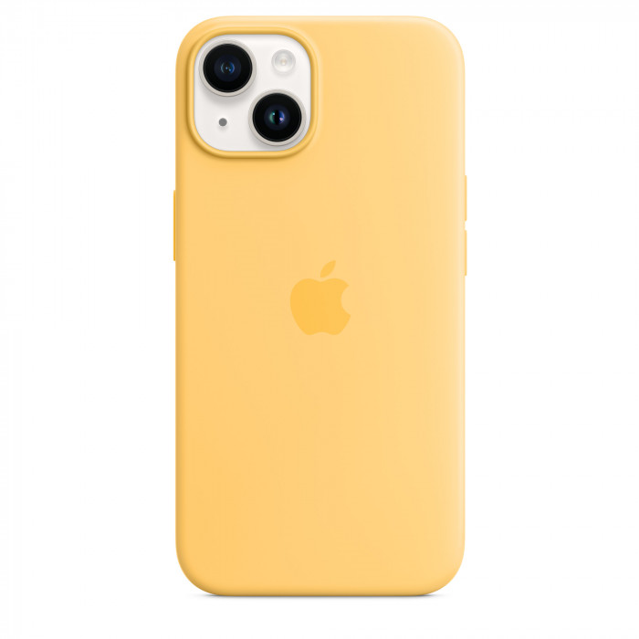 Чехол Silicone Case MagSafe для iPhone 14 Sunglow