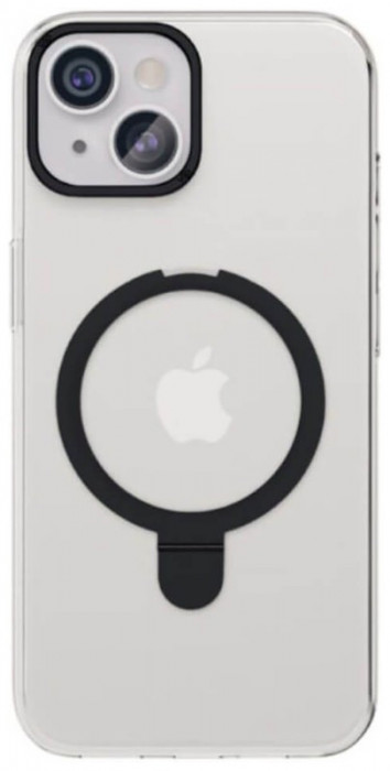 Чехол защитный VLP Ring Case c MagSafe подставкой для iPhone 15 Черный | Фото 2 из 2