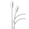 Дата-кабель VLP Diamond Cable USB C - USB C, 1.2м, белый