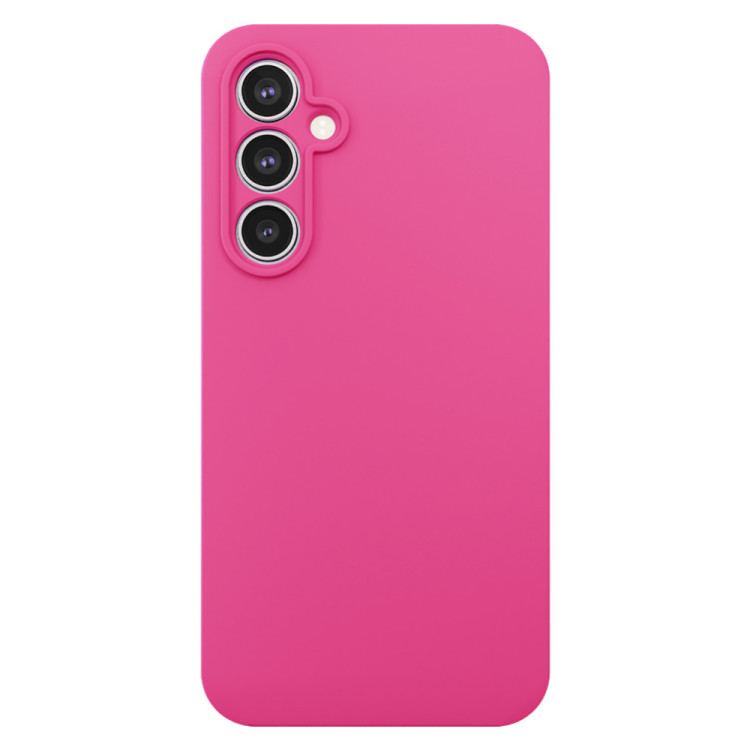Чехол защитный VLP Aster Case для Samsung Galaxy A55, ярко-розовый