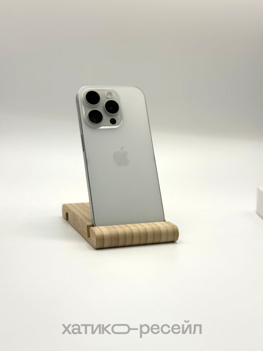 Б/У Смартфон Apple iPhone 15 Pro 128GB Белый Титан (White Titanium)