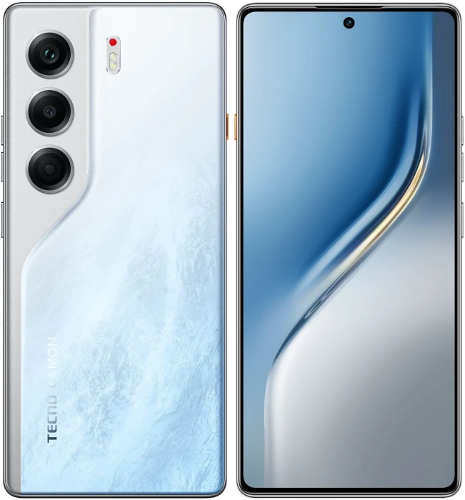 Смартфон Tecno Camon 40 Pro 12/256GB  Белый (Glacier White) | Фото 1 из 3
