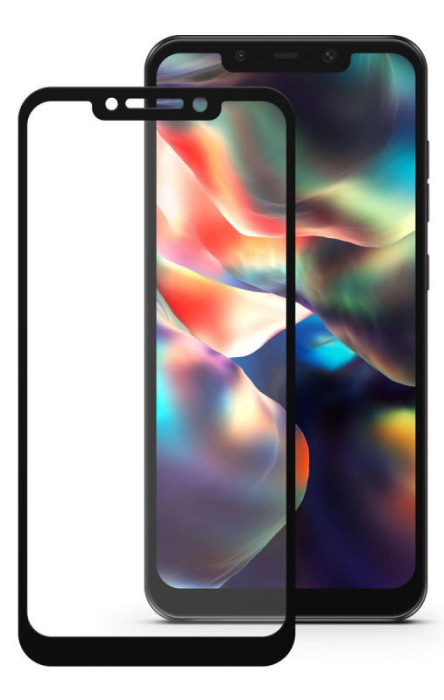 Защитное 3D стекло для Xiaomi Pocophone F1 тех.пак Черное | Фото 2 из 2