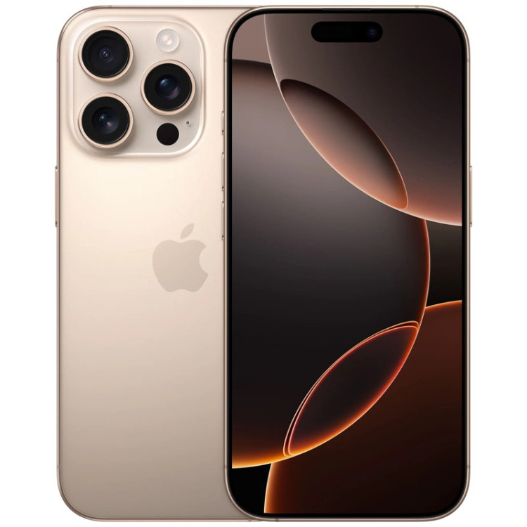 Смартфон Apple iPhone 16 Pro 128GB Пустынный титан (Desert Titanium) nano SIM + eSIM (Без RuStore)