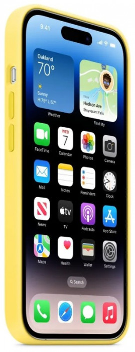 Чехол Silicone Case для iPhone 14 Pro Max Canary Yellow