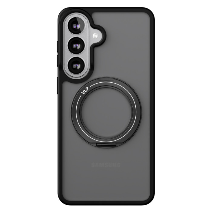 Чехол защитный VLP Ring Case с MagSafe для Samsung Galaxy S26 Plus, черный