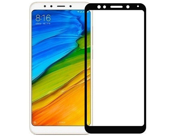 Защитное 3D стекло для Xiaomi Redmi 5A тех.пак Черное | Фото 2 из 2