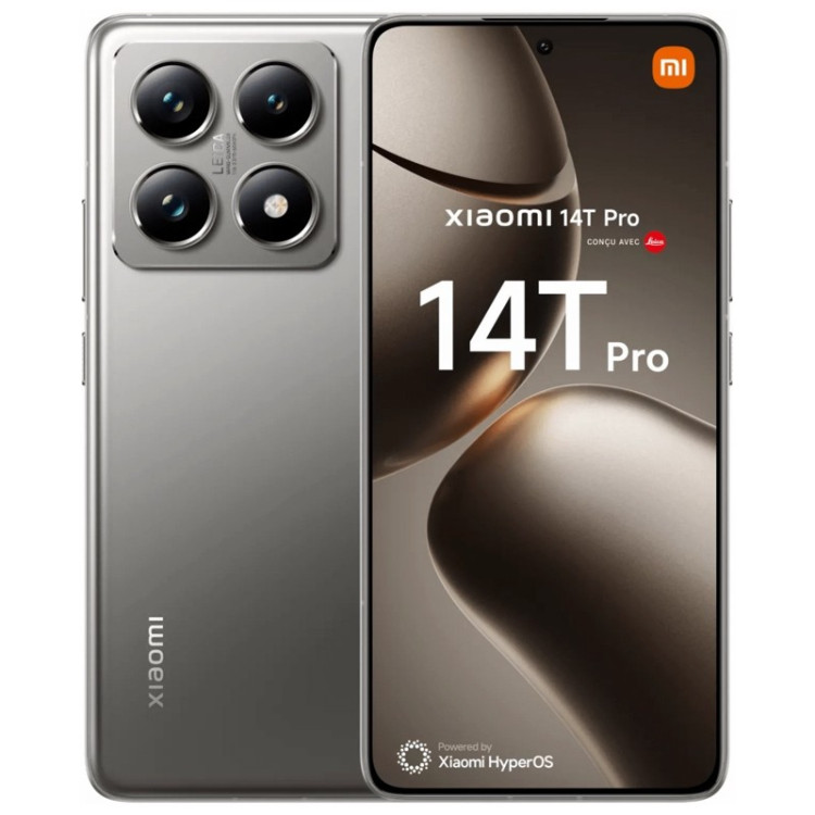 Смартфон Xiaomi 14T Pro 12/256GB Серый (Titan Gray) купить в