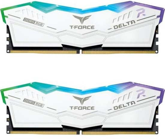 Оперативная память 32Gb DDR5 6600MHz Team T-Force Delta RGB (FF4D532G6600HC34DC01) (2x16Gb KIT)