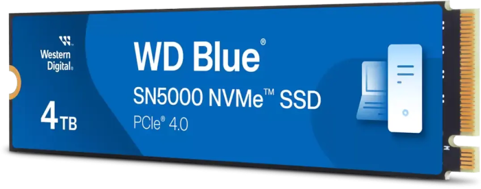 Накопитель SSD 4Tb WD Blue SN5000 (WDS400T4B0E)