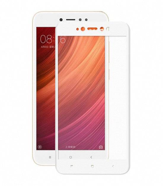 Защитное 3D стекло для Xiaomi Redmi 5A тех.пак Белое | Фото 2 из 2