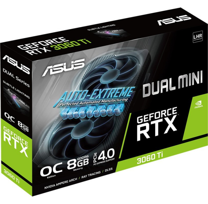 Видеокарта ASUS DUAL GeForce RTX 3060 Ti V2 MINI OC (DUAL-RTX3060TI-O8G-MINI-V2), Retail | Фото 13 из 13