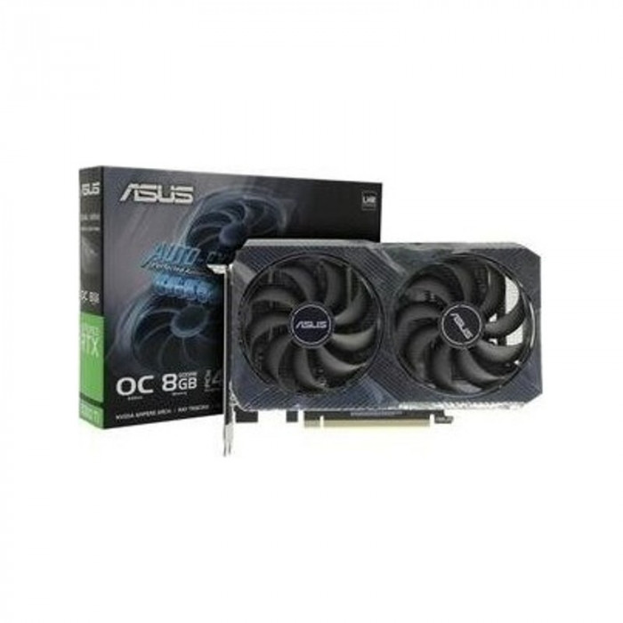 Видеокарта ASUS DUAL GeForce RTX 3060 Ti V2 MINI OC (DUAL-RTX3060TI-O8G-MINI-V2), Retail | Фото 2 из 13