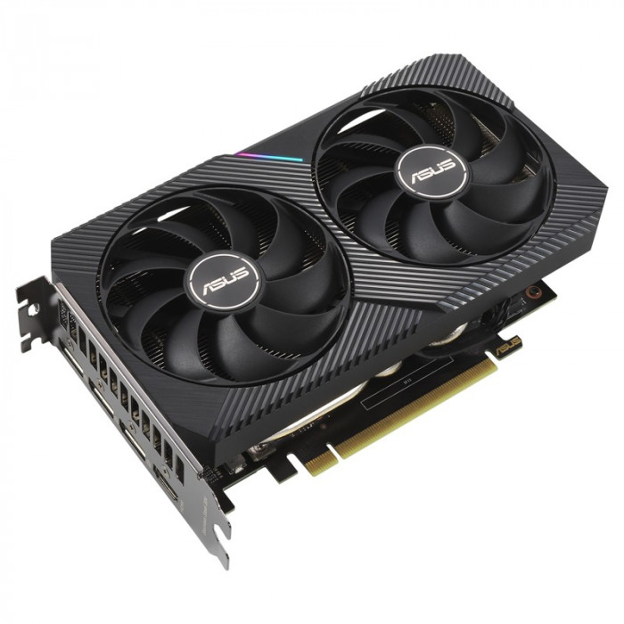Видеокарта ASUS DUAL GeForce RTX 3060 Ti V2 MINI OC (DUAL-RTX3060TI-O8G-MINI-V2), Retail | Фото 3 из 13