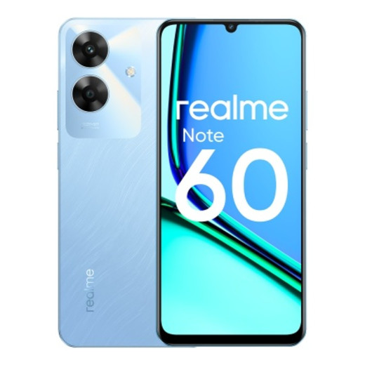 Смартфон Realme Note 60 6/128GB Голубой (Marble Black) — 