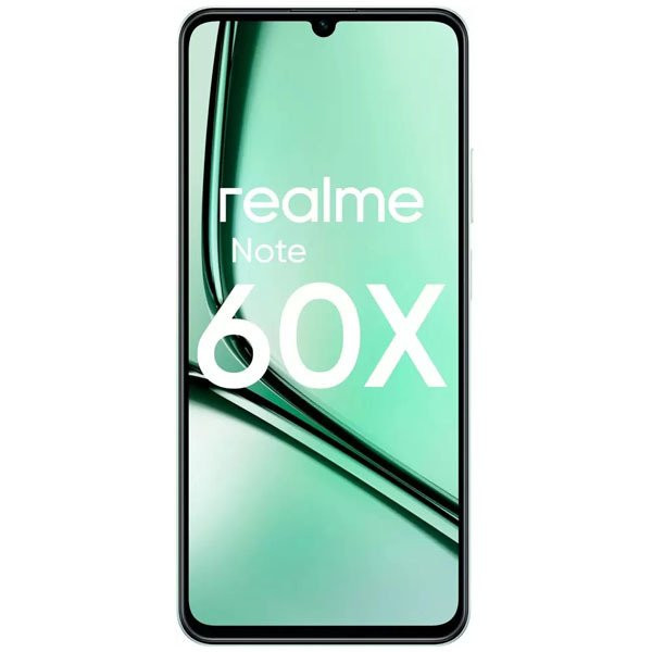 Смартфон Realme Note 60X 4/128GB Зеленый (Wilderness Green) | Фото 2 из 3