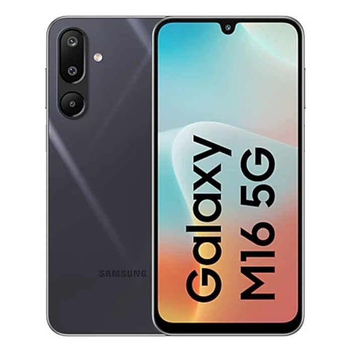 Смартфон Samsung Galaxy M16 5G 6/128GB Черный (Thunder Black) | Фото 1 из 3
