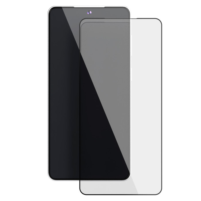 Стекло защитное 2.5D VLP A Glass для Samsung Galaxy S26 Plus, с черной рамкой