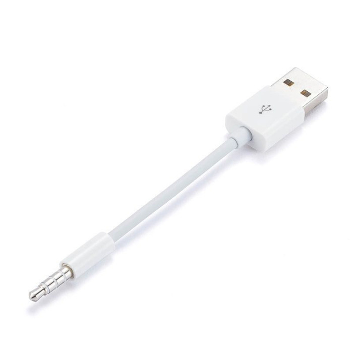 Переходник кабель USB - Jack 3.5mm 4pin, для MP3 плейера Apple iPod Shuffle | Фото 2 из 2