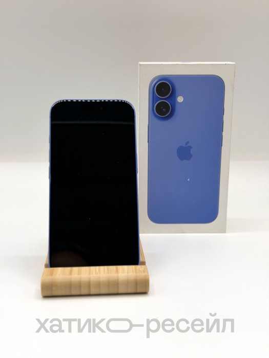 Б/у Смартфон Apple iPhone 16 128GB Ультрамарин nano SIM + eSIM  Смартфоны iPhone 16  Смартфоны iPhone 16 | Фото 2 из 5