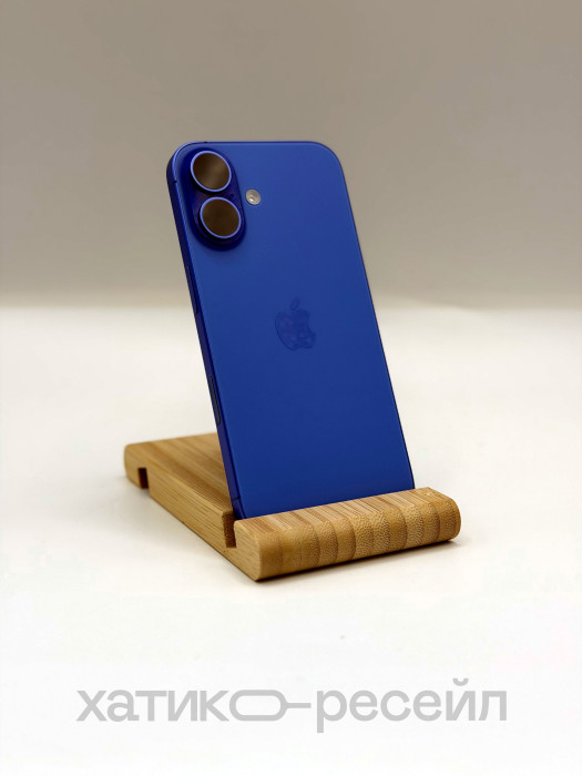 Б/у Смартфон Apple iPhone 16 128GB Ультрамарин nano SIM + eSIM  Смартфоны iPhone 16  Смартфоны iPhone 16 | Фото 3 из 5